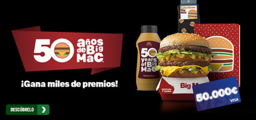 gana premios del 50 aniversario de big mac de macdonals