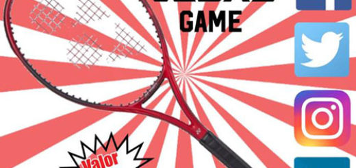 sorteo de una raqueta de tenis yonex vcore game