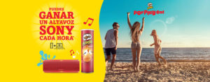 pringles sortea un altavoz sony cada hora