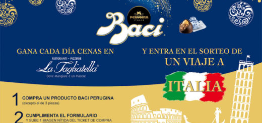 sorteo baci viaje italia y cenas tagliatella