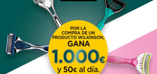 Sorteo Wilkinson Sword 1000 euros y 50 euros