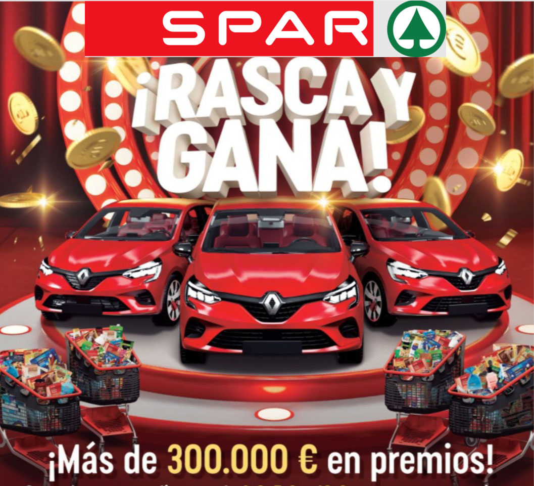 sorteo spar rasca y gana 2024